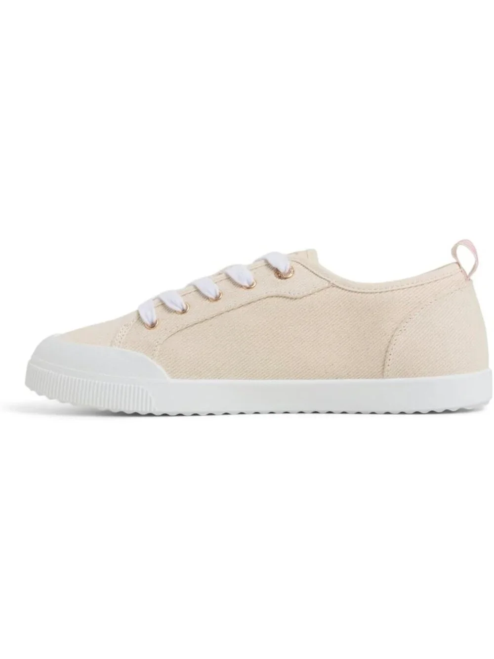 Women's Ivory Lightweight Low Top Lace Up Casual Fashion Shorebreak Sneakers